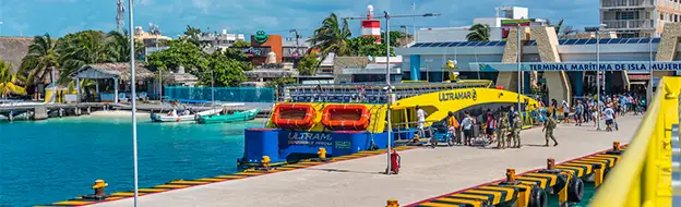 how much is the ferry to isla mujeres from cancun gran puerto