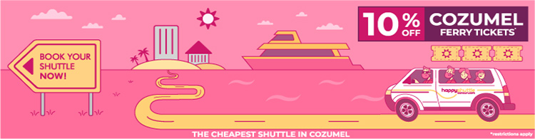 cancun airport shuttle to cozumel ferry