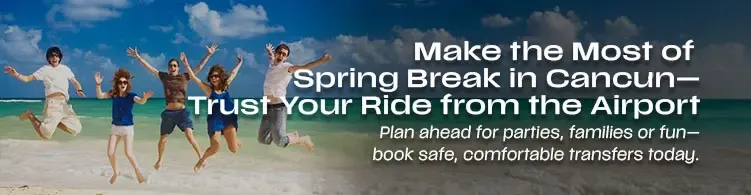 cancun airport tourists with luggage in terminal