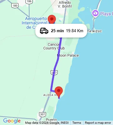 Cancun Airport to Dreams Puerto Morelos Resort and Spa