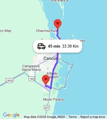 Cancun Airport to Majestic Elegance Costa Mujeres